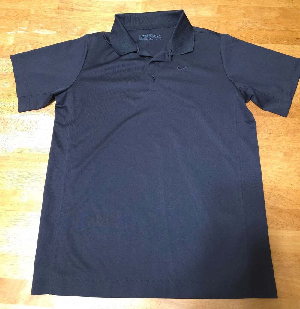 Nike Golf Dri-Fit Polo Size L Black